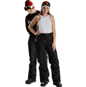 Snowboardové kalhoty kalhoty Meatfly Andry - Black XXL