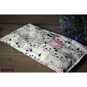 Polštář Pohankový polštářek - růžové kočky