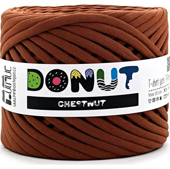 Příze Špagáty MMboutique DONUT 7-9 mm Chestnut