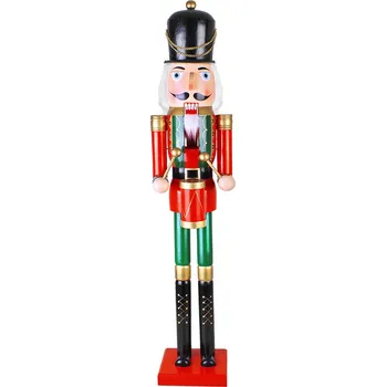 Vánoční dekorace TifanTEX Louskáček Bubeník 120 cm