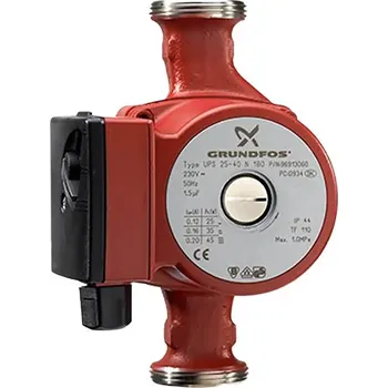 Oběhové čerpadlo GRUNDFOS UPS 25-40 N 230 V TUV 180 mm