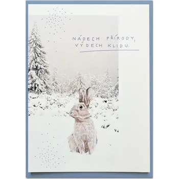 Přání zajíc na horách