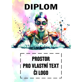 Diplom PLAVÁNÍ ŽENA