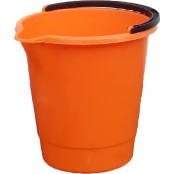 kbelík PLASTOVÝ KBELÍK 10 L ORANŽOVÝ