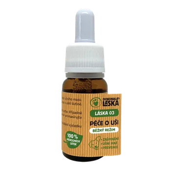 Kosmetika pro psa 03 Péče o uši - běžná péče a prevence zánětu, balení: 30ml