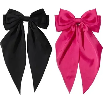 Mašličkové sponky do vlasů pro ženy | sponky na vlasy, dámské doplňky 2 ks - černá růže