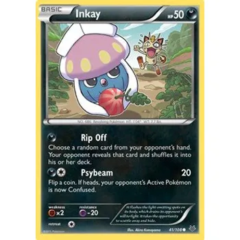 Sběratelská karetní hra Pokémon ROS 041/108 Inkay - Roaring Skies Stav: Excellent, Verze: NORMAL