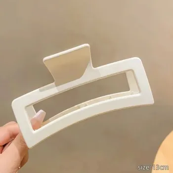 Vlasové sponky pro husté dlouhé vlasy | Doplňky do vlasů - béžová bílá