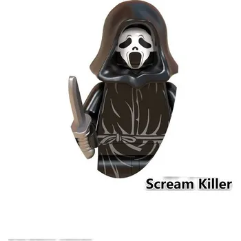 Stavebnice LEGO Halloweenské minifigurky Jason Voorhees a Scream Killer | lego styl - KF1838