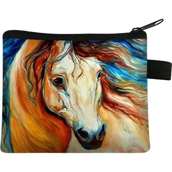 Dětská peněženka s potiskem koně - 018