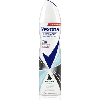 Rexona Advanced Protection Invisible Aqua deodorant ve spreji proti bílým a žlutým skvrnám Aqua 150 ml