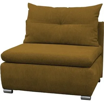 Pohovka LINDA 1- pohovka rozkládací 1R-š.100, látka HOŘČICOVÁ - POSO 01(YELLOW-1R) (FI) - kolekce "F" (K250)NOVINKA