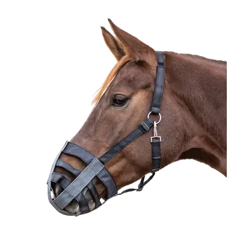 Náhubek pro psa Látkový pastevní náhubek Waldhausen, černá, Pony