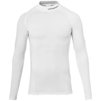 Pánská móda Uhlsport s dlouhým rukávem Turtle Neck bílá UK L