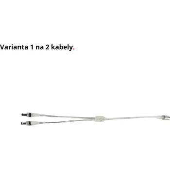 Napájecí kabel Rozbočka Adaptér 1 na 4 a 1 na 2 Kabely Neon Světlo PVC LED DC Napájecí Kabel 1 na 2 Kabely
