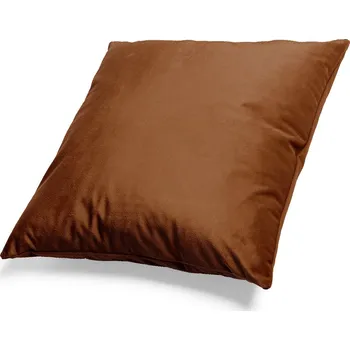 Povlak na dekorativní polštářek Mikroplyšový povlak na polštář 50x50 cm Hnědý