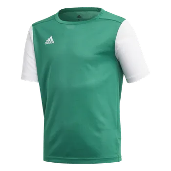Adidas Teamsport Estro 19 krátký rukáv zelená/bílá UK Junior XXS