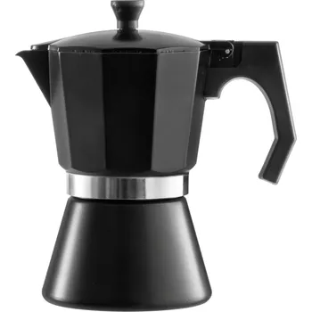 Kávovar Maku Hliníkový kávovar, 300 ml, černý