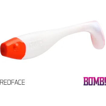 Umělá nástraha Gumová nástraha Delphin Bomb Fatty Redface 10 cm