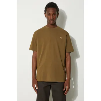 Bavlněné tričko Puma MMQ, XL, zelená, 78X