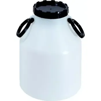 Konev HDPE ŠIROKOHRDLÁ KONEV 20 L, BAREL + ŠROUBOVACÍ UZÁVĚR, ROZM. 305 X 305 X 430 MM