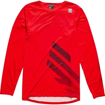 cyklistický dres Dres - TROY LEE DESIGNS Skyline LS Sram Eagle One - Fiery Red M