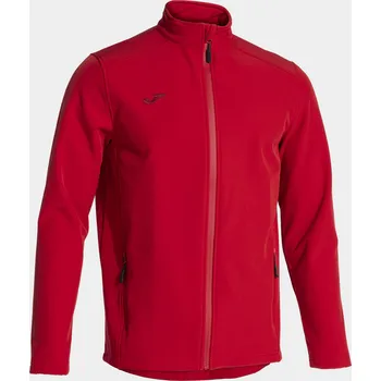 Pánská softshellová bunda Bunda SOFTSHELL Joma Basilea II Barva: Červená, Velikost: 2XL