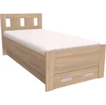 Jednolůžko BENO Varianta: 80 x 200, Dekor: Dub natur (dub sonoma)