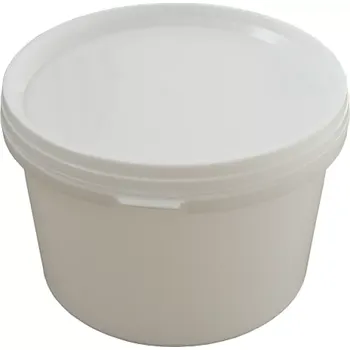 Jednorázové nádobí PLASTOVÝ KELÍMEK 550 ML S VÍKEM BÍLO/BÍLÝ