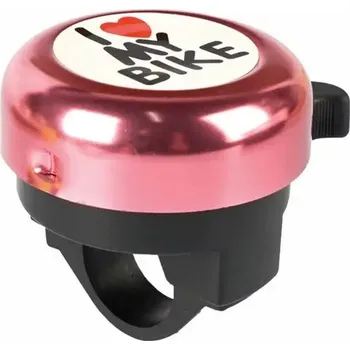 Zvonek na kolo Zvonek na kolo | zvonek na koloběžku s nápisem - Růžová