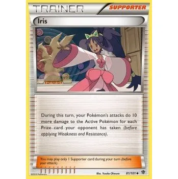 Karetní hra Pokémon PLB 081/101 Iris - Plasma Blast Stav: Near Mint, Verze: NORMAL