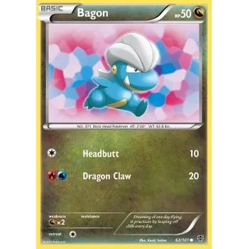 Karetní hra Pokémon PLB 062/101 Bagon - Plasma Blast Stav: Near Mint, Verze: NORMAL