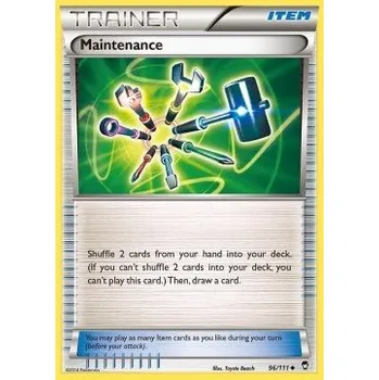 Sběratelská karetní hra Pokémon FFI 096/111 Maintenance - Furious Fists Stav: Excellent, Verze: NORMAL