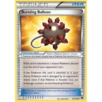 Sběratelská karetní hra Pokémon BKP 097/122 Bursting Balloon - BreakPoint Stav: Excellent, Verze: REVERSE HOLO