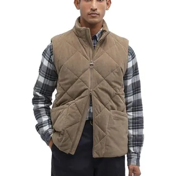 Pánská casual bunda Barbour Cord Liddesdale Gilet — Fossil