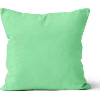 Povlak na dekorativní polštářek Mikroplyšový povlak na polštář 40x40 cm Pistáciový
