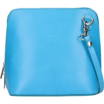 Kabelka Dámská kožená crosbody kabelka Italia Sima - modrá