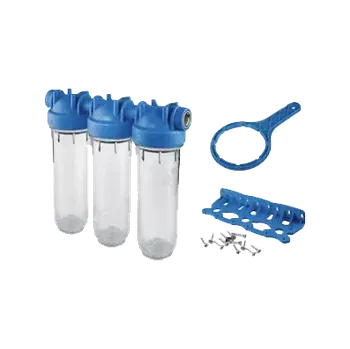 vodní filtr ATLAS FILTRI SENIOR DP TRIO 1\" MS ZÁVIT + DRŽÁK + KLÍČ (bez filtračních patron)