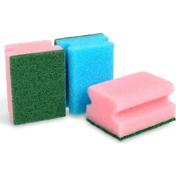 houbička na nádobí tvarov.9,5x7x4,5cm (3ks) mix barev