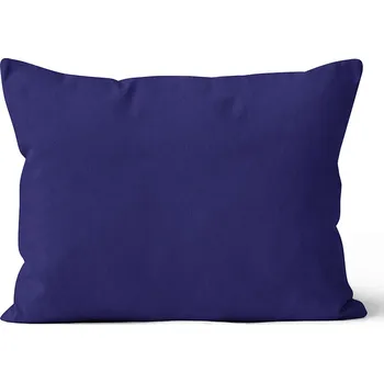 Povlak na dekorativní polštářek Mikroplyšový povlak na polštář 50x70 cm Tmavě Modrý