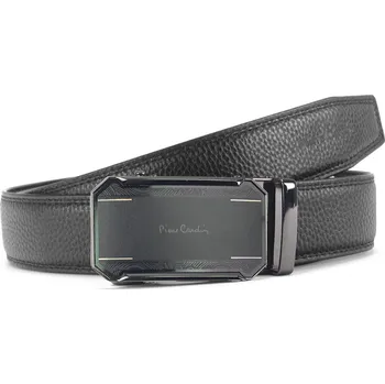 Opasek Pánský kožený opasek Pierre Cardin Einar - černá