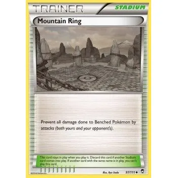 Sběratelská karetní hra Pokémon FFI 097/111 Mountain Ring - Furious Fists Stav: Excellent, Verze: NORMAL