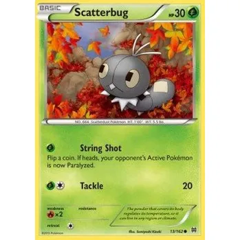Sběratelská karetní hra Pokémon BKT 013/162 Scatterbug - BREAKthrough Stav: Excellent, Verze: NORMAL