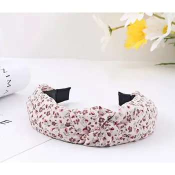 Čelenka Čelenka široká pro dámy a dívky | dámská čelenka | vlasové doplňky - styl 5-bílý