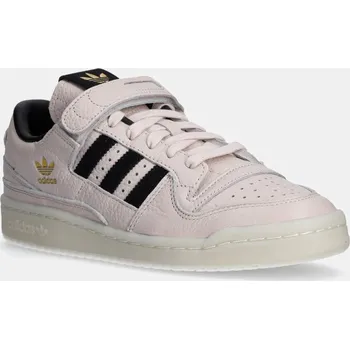 Pánská obuv Kožené tenisky adidas Originals Forum 84 Low, 39 1/3, šedá, 09X