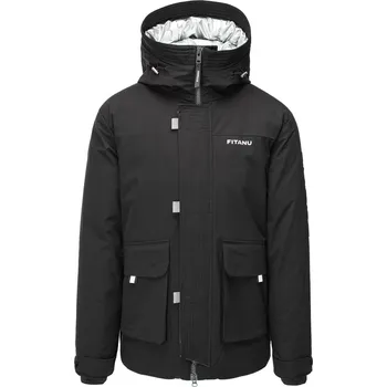 Pánská Zateplená bunda FITANU GUALO M000264632 – Černá XL