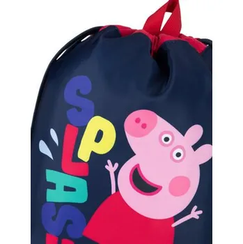 Sportovní vak Vak na stahovací šňůrky Peppa Pig ACCCS-AW24-108PP Tmavomodrá NOSIZE