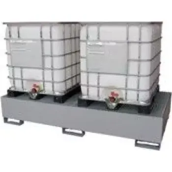 jímka KOVOVÁ ZÁCHYTNÁ JÍMKA POD 2 IBC KONTEJNERY 1060 L