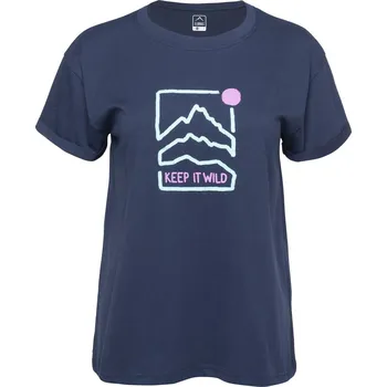 Dámské Tričko s krátkým rukávem ELBRUS SELMA WO'S M000262598 – Tmavě modrá XL