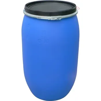 Sud HDPE SUD 220 L UN MODRÝ 7,40 KG ODNÍMATELNÉ VÍKO+PÁKOVÝ UZÁVĚR